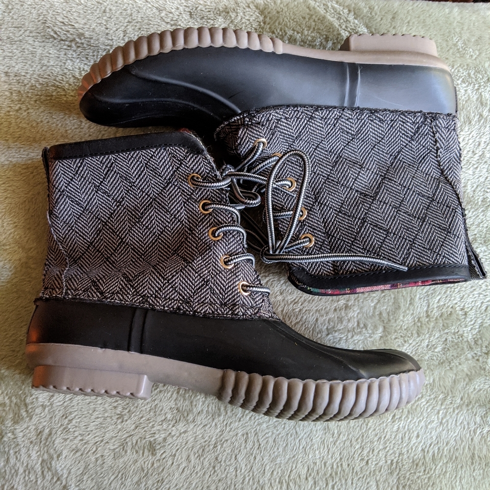Marley Lilly Duck Boots Black